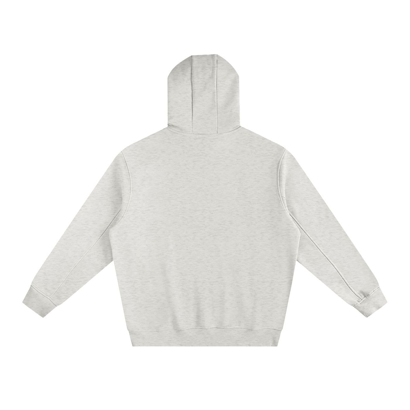 Plain Fleeced High Neck Hoodie