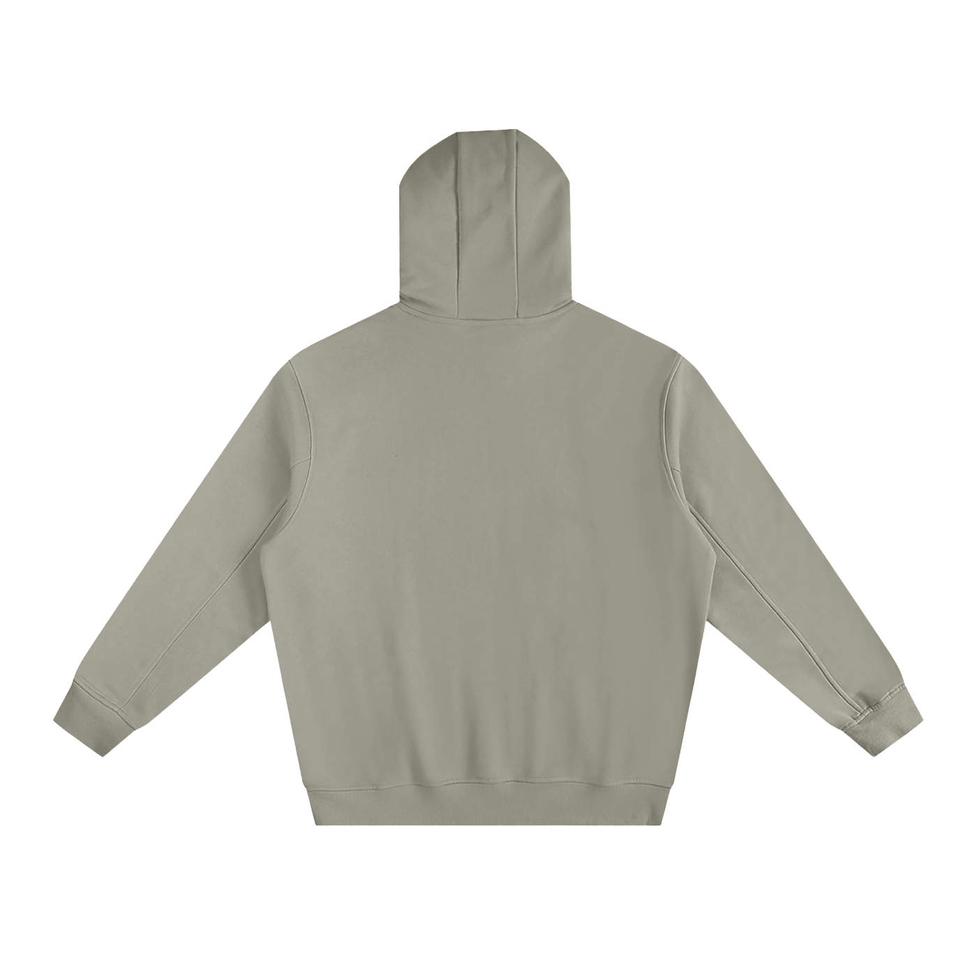 Plain Fleeced High Neck Hoodie