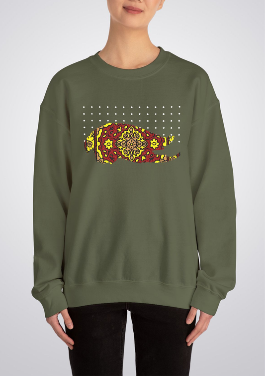 Nawaz II Embroidered Unisex Crewneck Sweatshirt