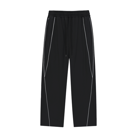 Reflection Striped Straight-Leg Sweatpants