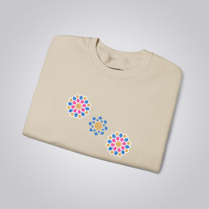 Phulkari  Embroidered Crewneck Sweatshirt