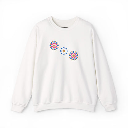 Phulkari  Embroidered Crewneck Sweatshirt