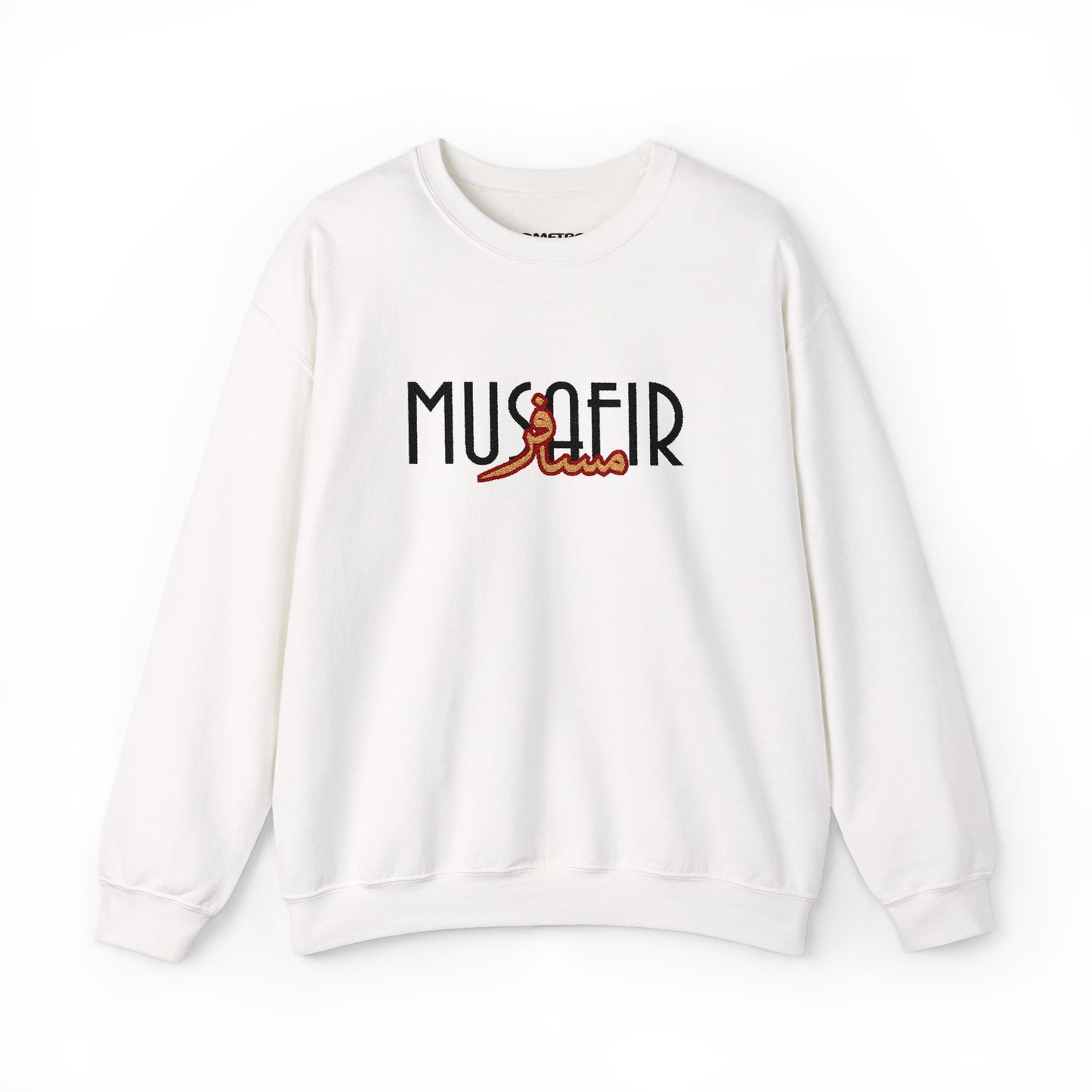مسافر Embroidered Crewneck Sweatshirt — Musafir