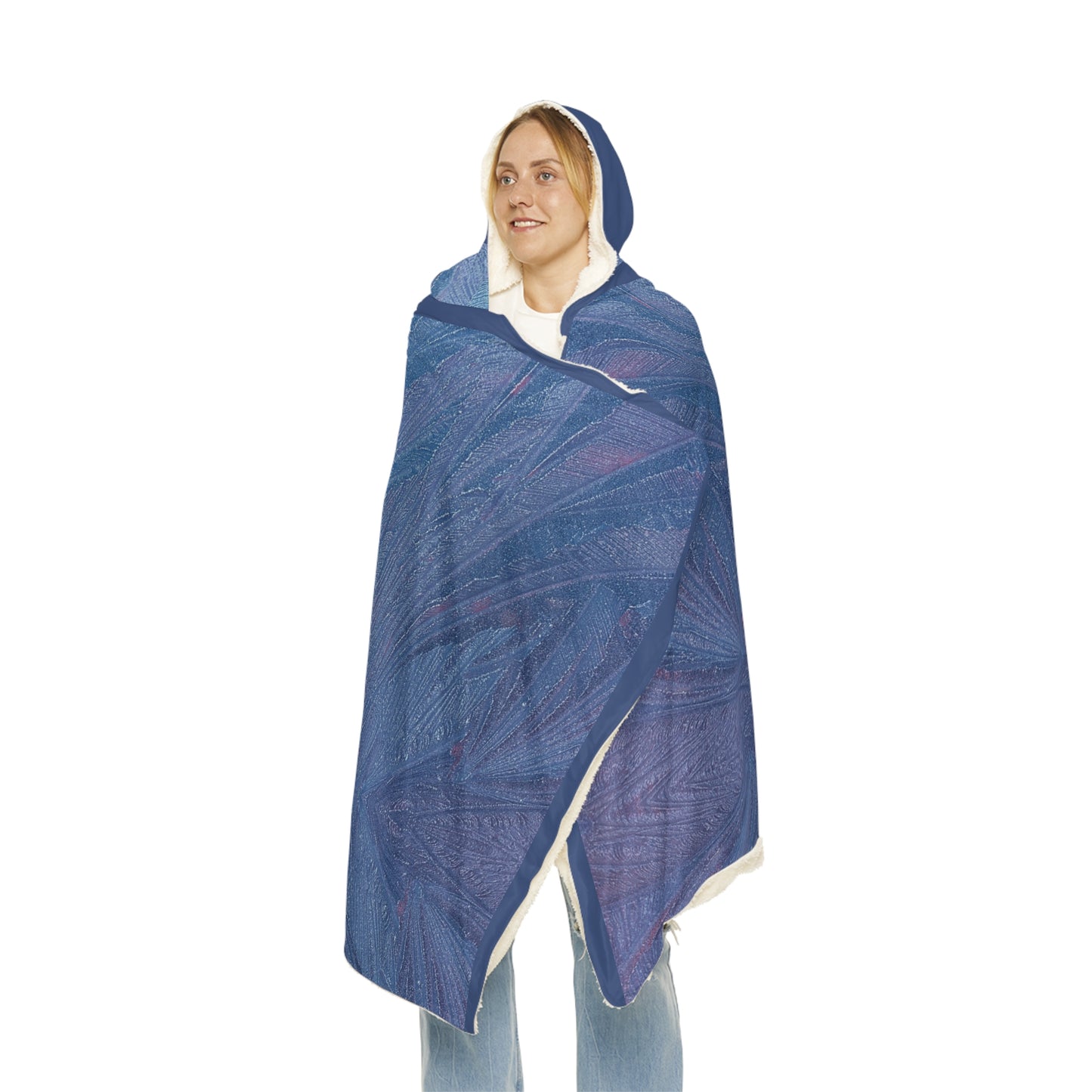 Blue Hooded Blanket