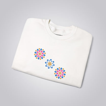 Phulkari  Embroidered Crewneck Sweatshirt