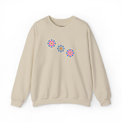 Phulkari  Embroidered Crewneck Sweatshirt