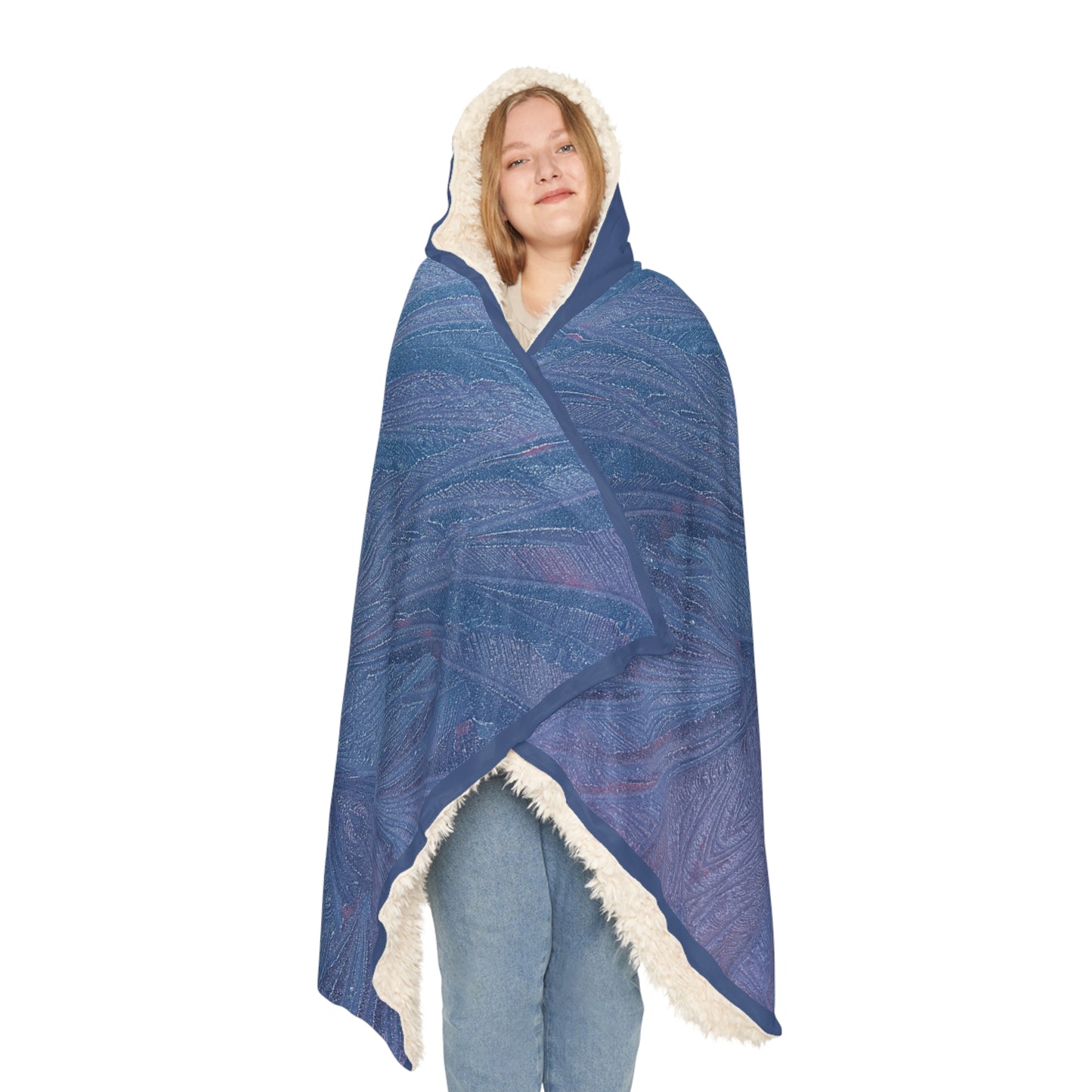Blue Hooded Blanket