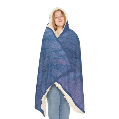 Blue Hooded Blanket