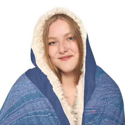 Blue Hooded Blanket