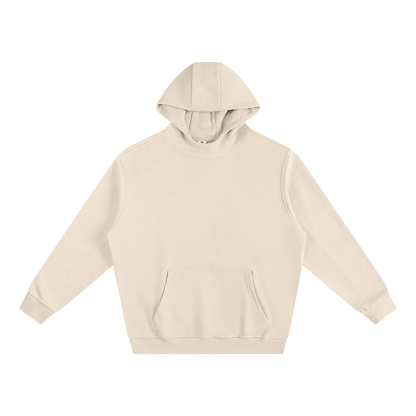 Plain Fleeced High Neck Hoodie