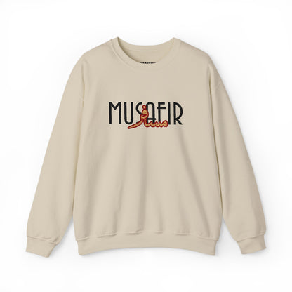 مسافر Embroidered Crewneck Sweatshirt — Musafir