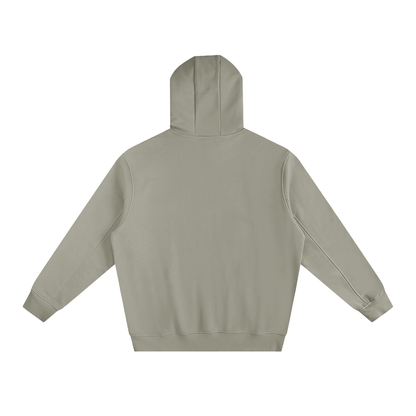 Plain Fleeced High Neck Hoodie