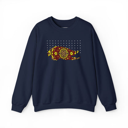 Nawaz II Embroidered Unisex Crewneck Sweatshirt