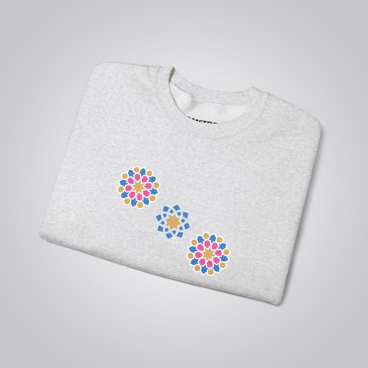 Phulkari  Embroidered Crewneck Sweatshirt