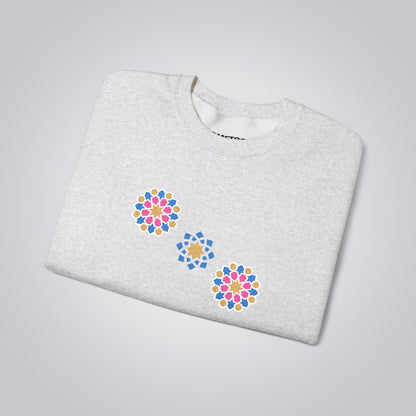 Phulkari  Embroidered Crewneck Sweatshirt