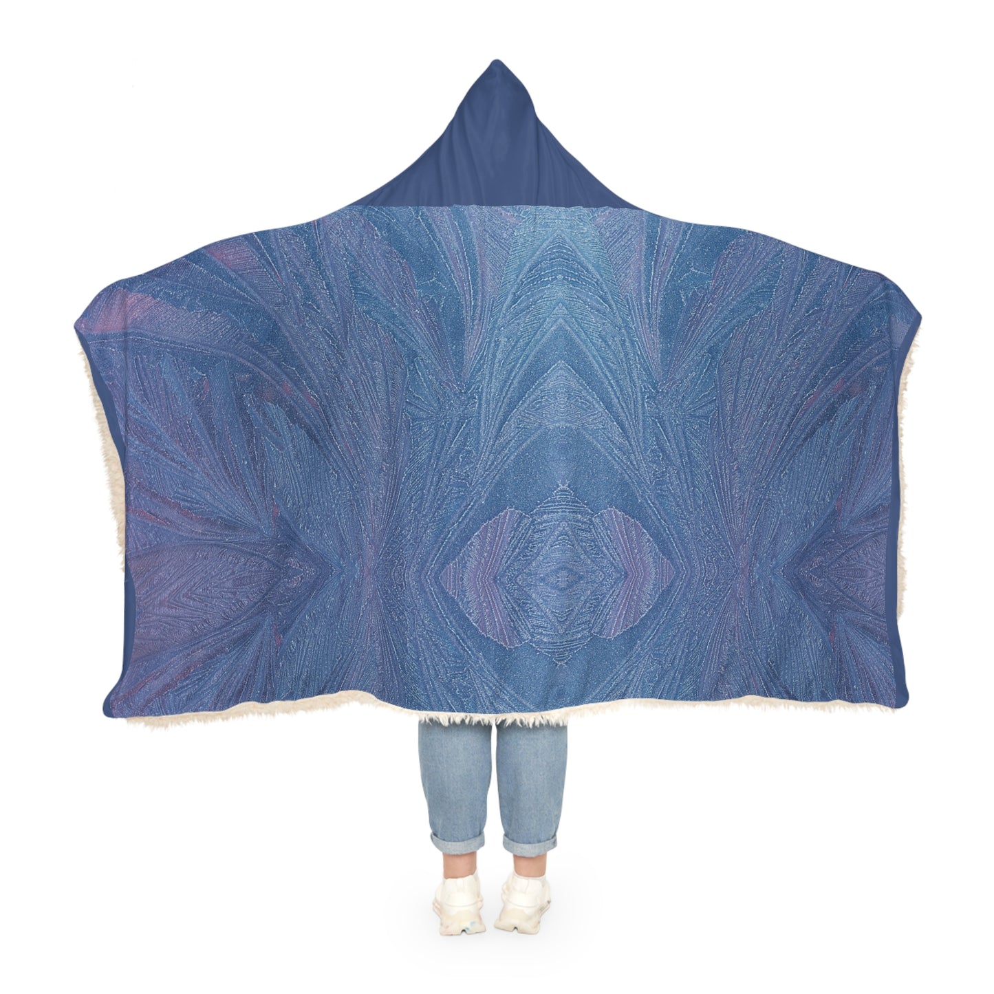 Blue Hooded Blanket