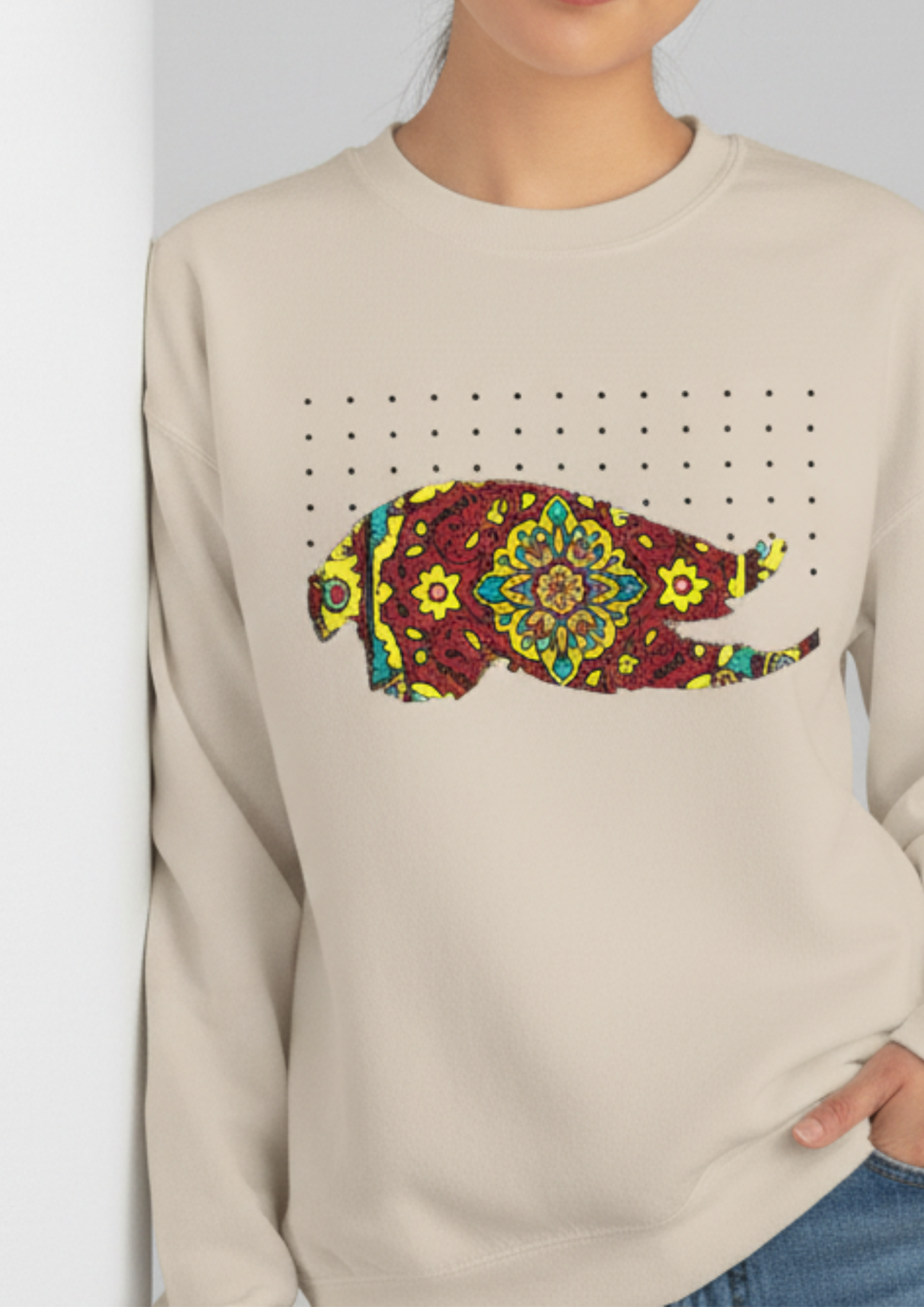 Nawaz Embroidered Crewneck Sweatshirt