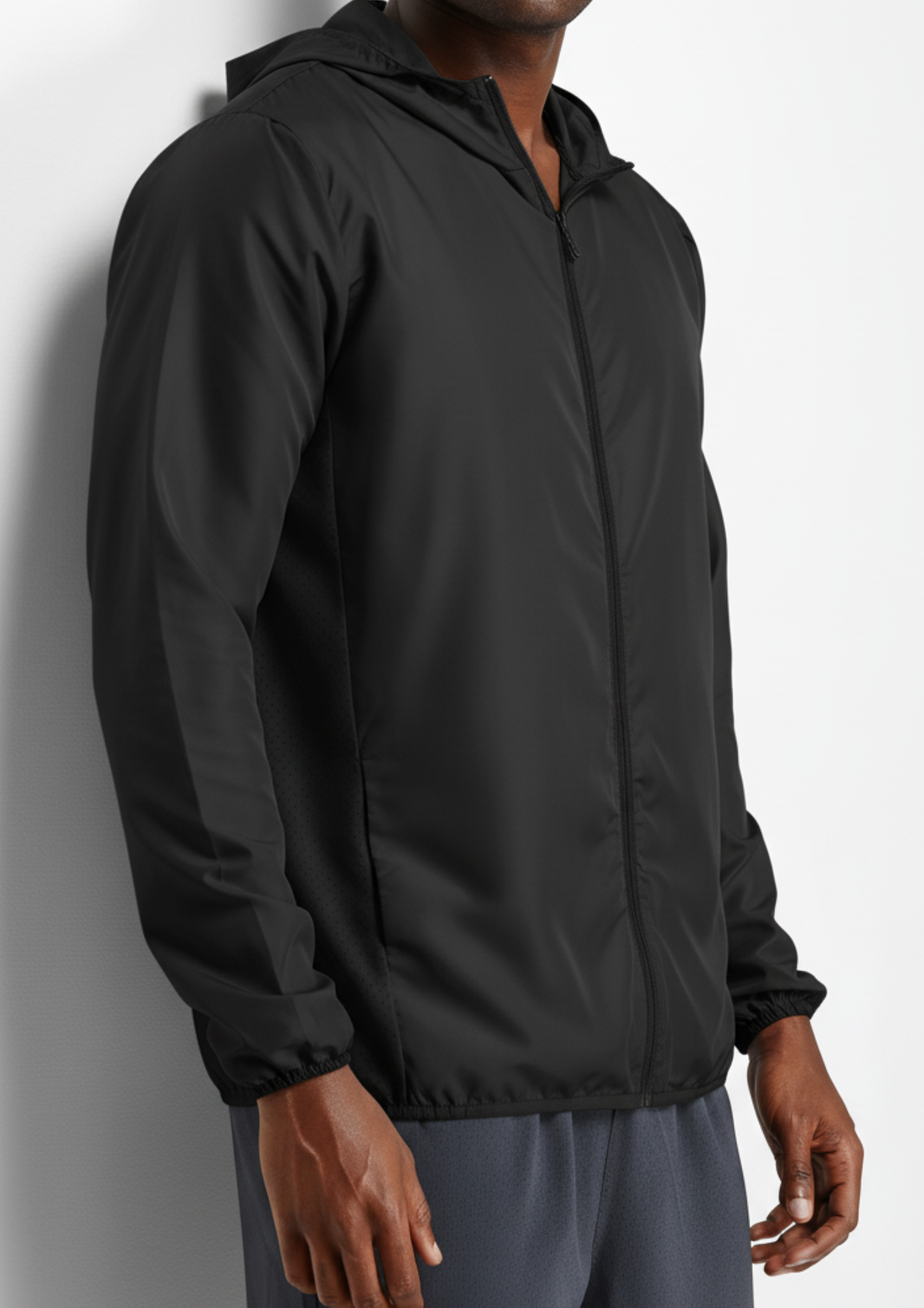 Soft Hooded Sports Jacket