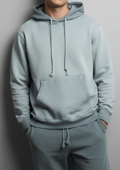 Ombre Stone Washed Colorpointed Hoodie