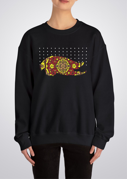 Nawaz II Embroidered Unisex Crewneck Sweatshirt