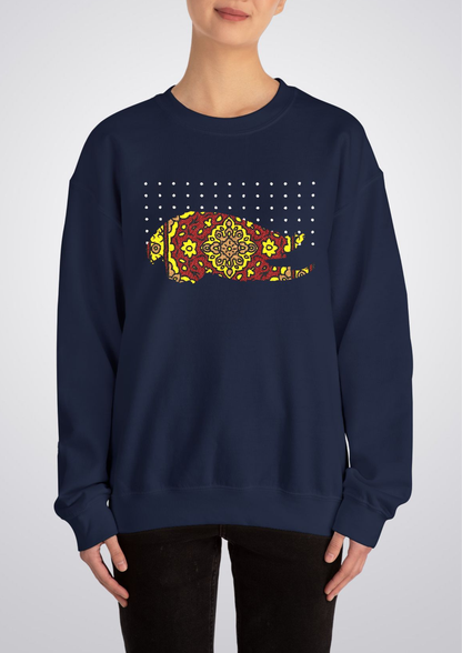 Nawaz II Embroidered Unisex Crewneck Sweatshirt