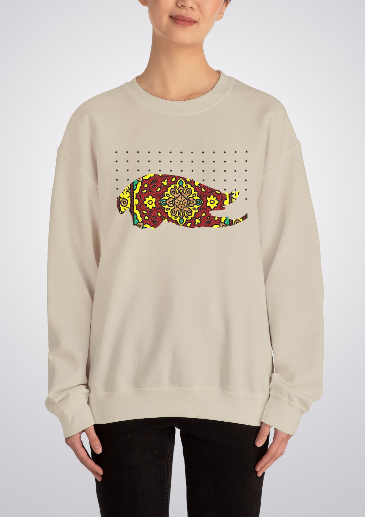 Nawaz Embroidered Crewneck Sweatshirt