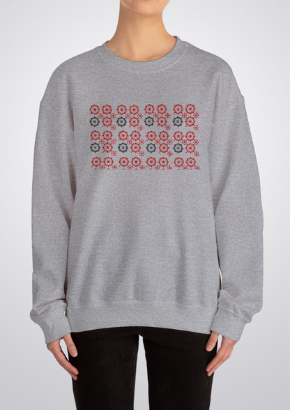 Zeenat Embroidered Crewneck Sweatshirt