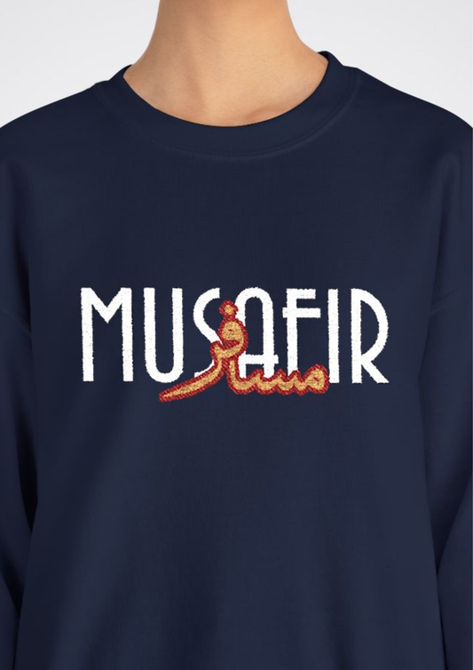 مسافر Embroidered Crewneck Sweatshirt — Musafir II