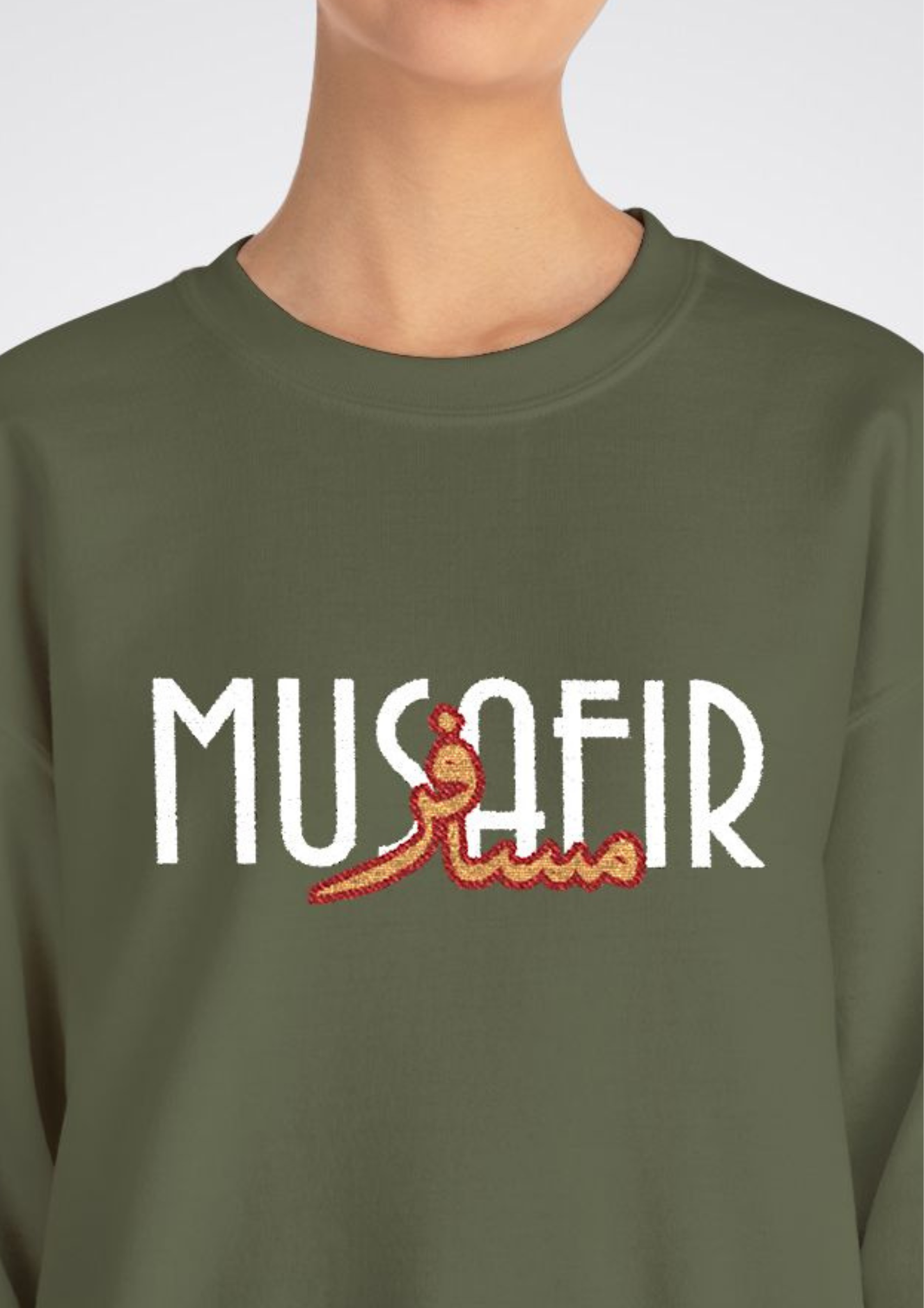 مسافر Embroidered Crewneck Sweatshirt — Musafir II