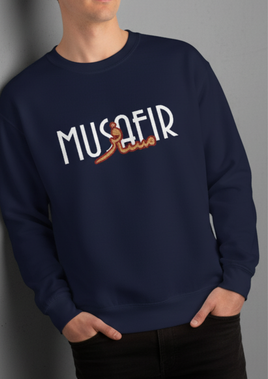 مسافر Embroidered Crewneck Sweatshirt — Musafir II