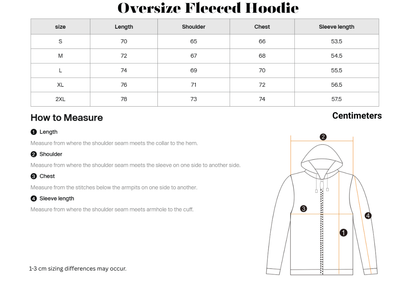 Oversize Fleeced Hoodie