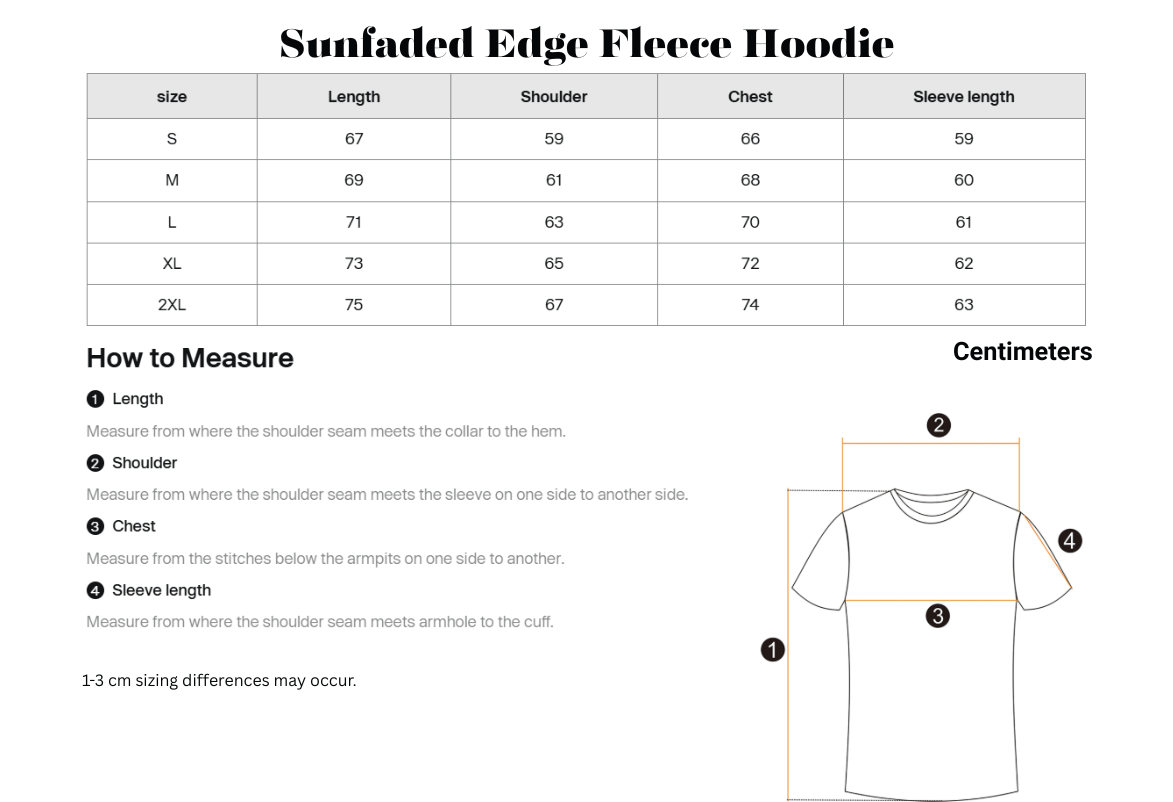 Sunfaded Edge Fleece Hoodie