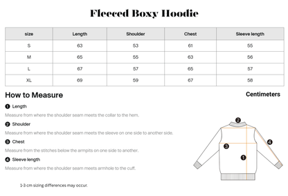 Fleeced Boxy Hoodie