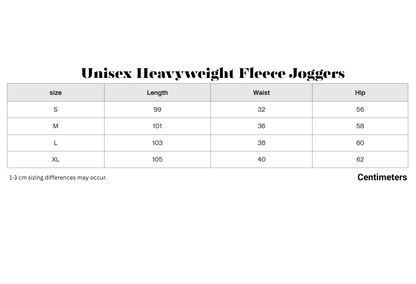 Unisex Heavyweight Fleece Joggers