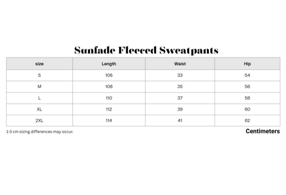 Sunfade Fleeced Sweatpants