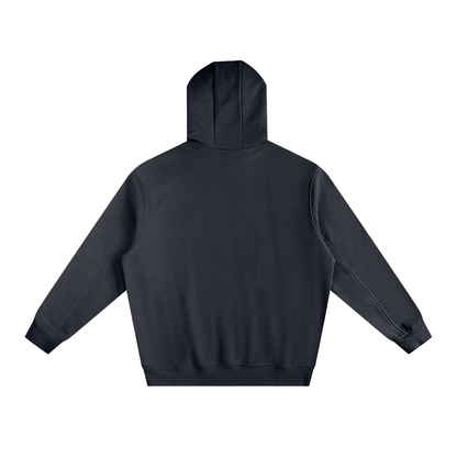 Plain Fleeced High Neck Hoodie