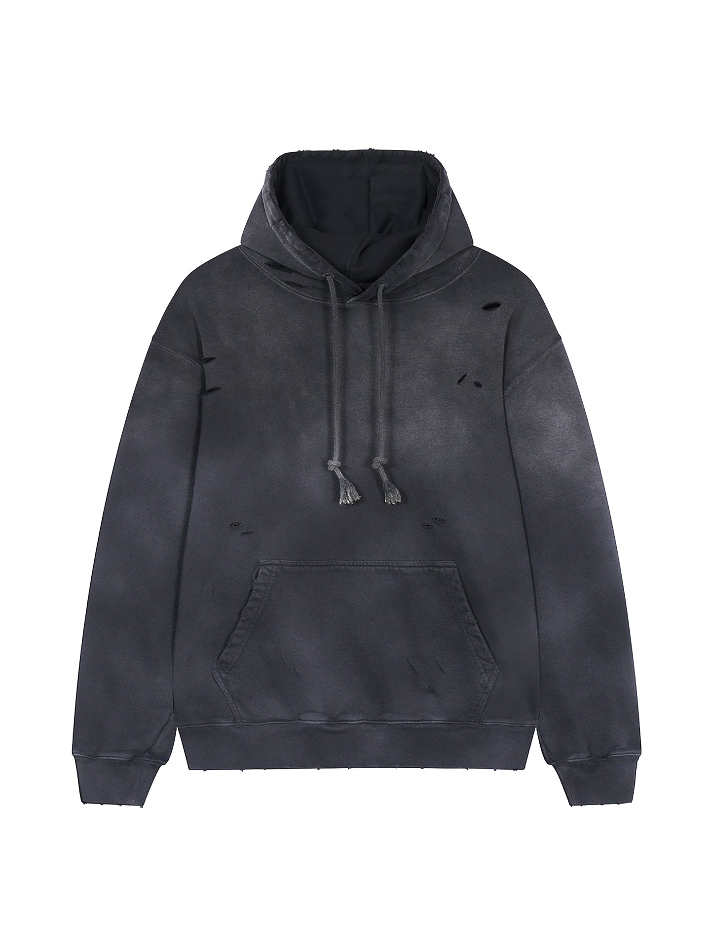 Distressed Vintage Wash Hoodie
